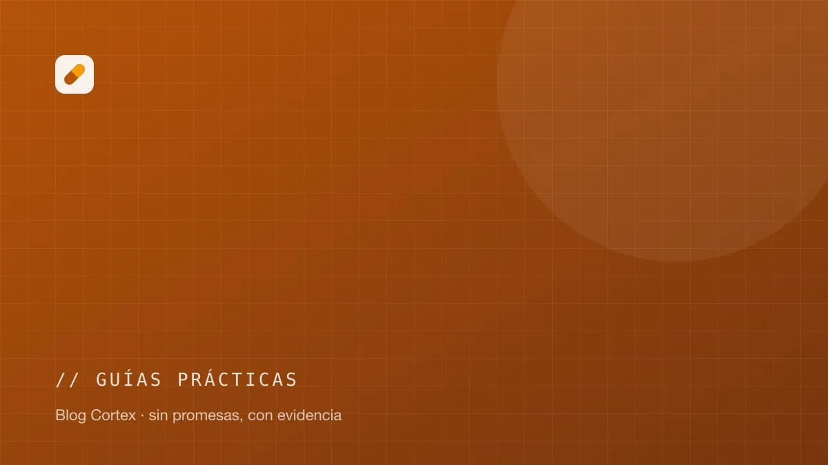 Portada de la categoría guías prácticas del blog Cortex
