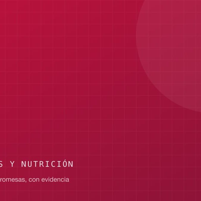 Portada de la categoría hábitos y nutrición del blog Cortex